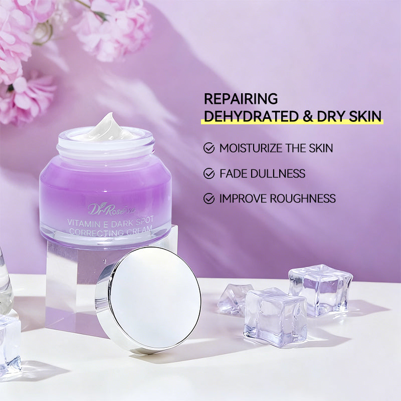 DR.ROSEVA Private Label Brightening Vitamin E Dark Spot Corrector Face Cream Dark Spots Skin Remover Whitening Correcting