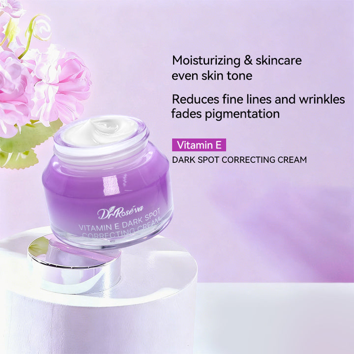 DR.ROSEVA Private Label Brightening Vitamin E Dark Spot Corrector Face Cream Dark Spots Skin Remover Whitening Correcting