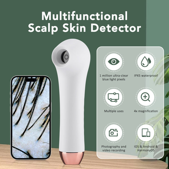 HD Scalp Detector WiFi Visual Skin Analysis Instrument